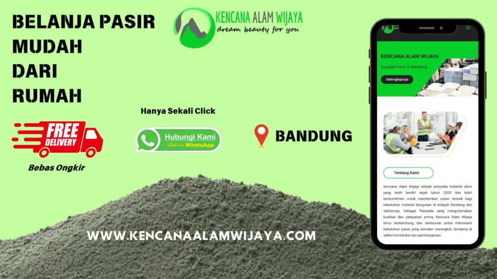 Beli Pasir Bangunan Online Bandung