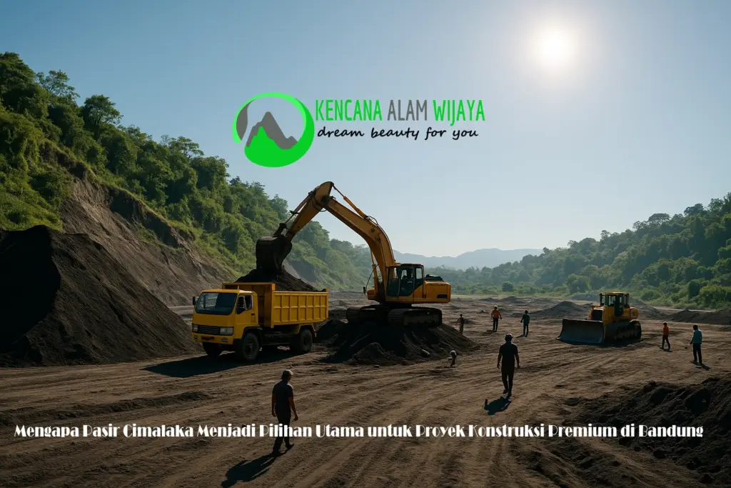 Mengapa Pasir Cimalaka jadi Pilihan Utama untuk Proyek